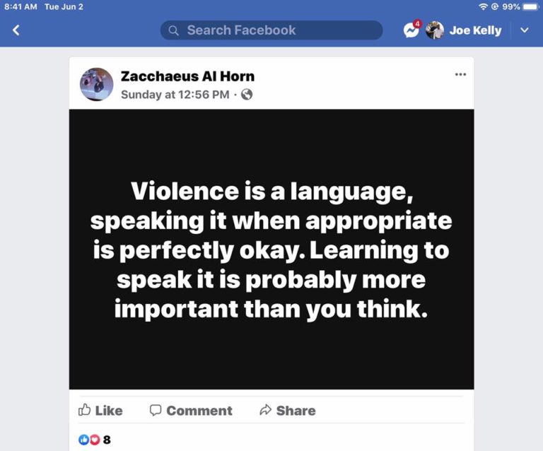 Z. Horn Violence is okay