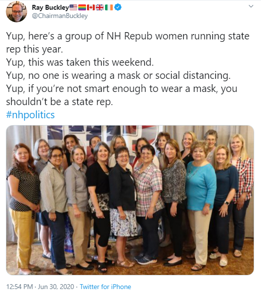 Ray Buckley - Masks Women 603 Alliance