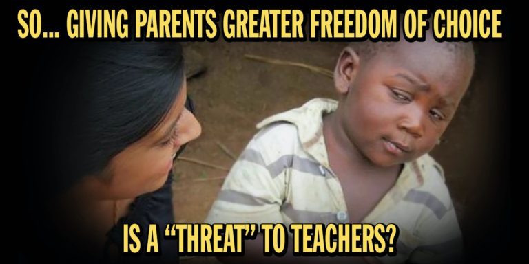 So parents are a threat to teachers