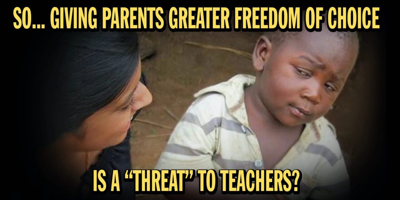 So parents are a threat to teachers