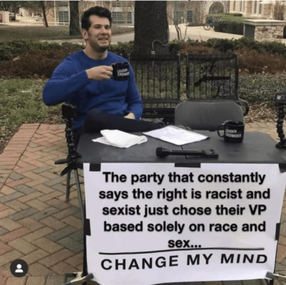 Dems pick VP based only on sex and race