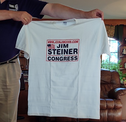 Jim Steiner 2008 Campaign TShirt