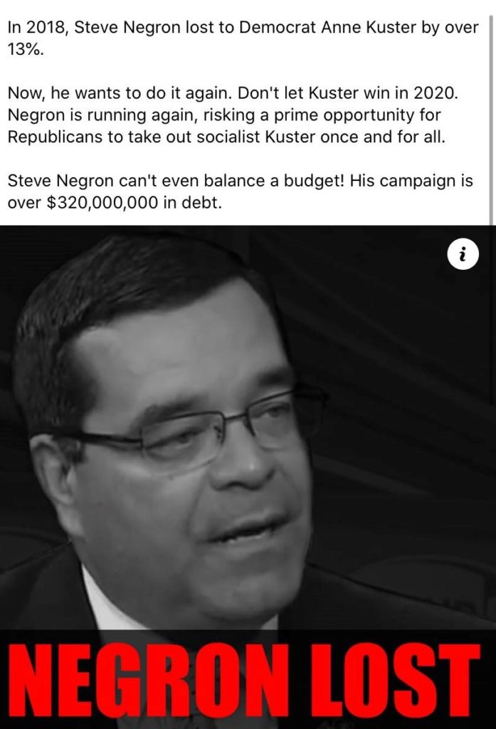 Ad smear on Steve Negron