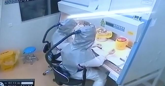 Wuhan Bio Lab Level 4 suits