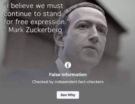 Zuckerberg free expression