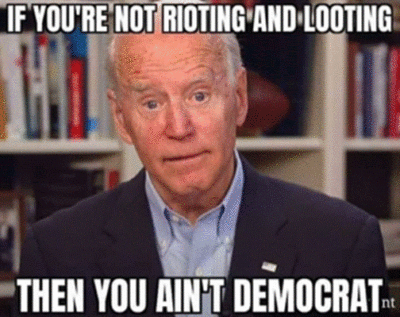 Joe Biden Anarchist Antifa BLM Islamist.