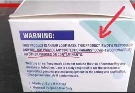 masks dont protect you box