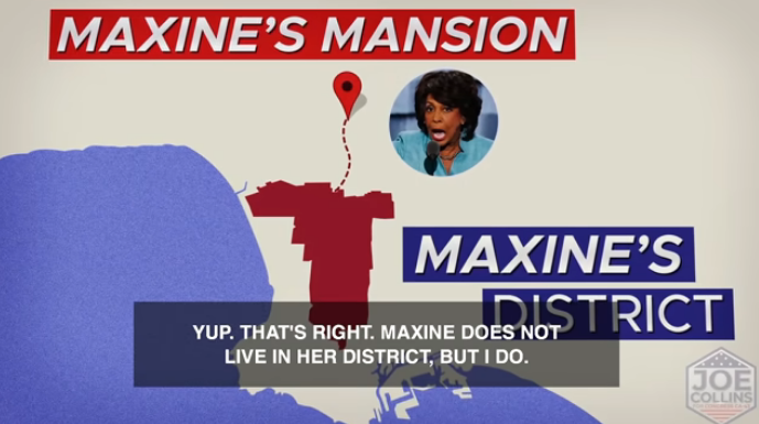 Maxine Waters Joe Collins Ad