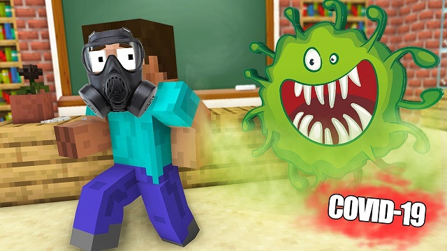 Monster Covid in school