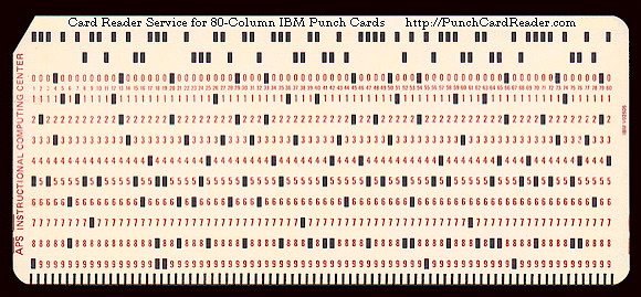 Punch card