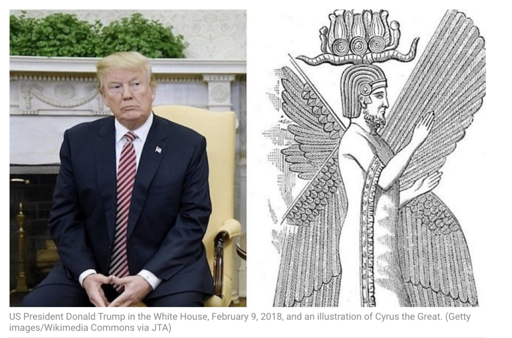 Trump and Cyrus the Great