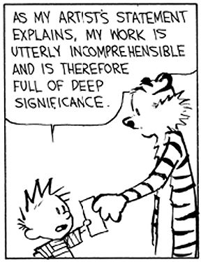 Calvin and Hobbes - INcomprehensible meaning