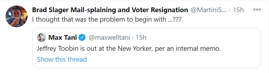 Brad Slager tweet Jeff Toobin