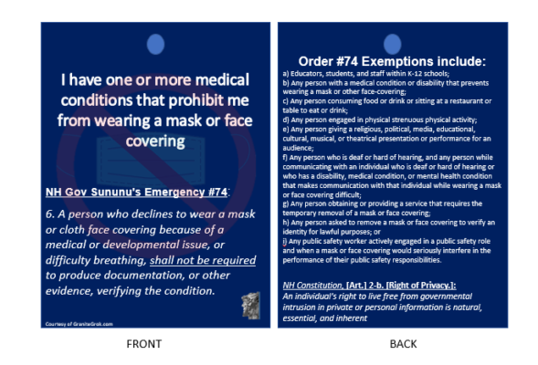 Lanyard - Medical Exemption