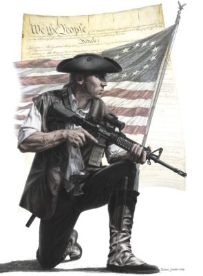 Patriot with AR-15 1