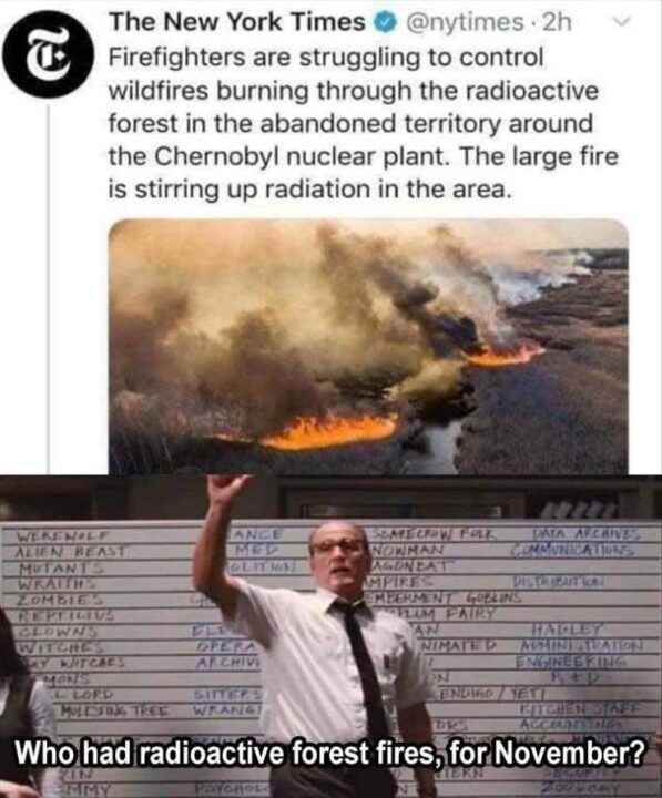 Radioactive Forest Fires for November