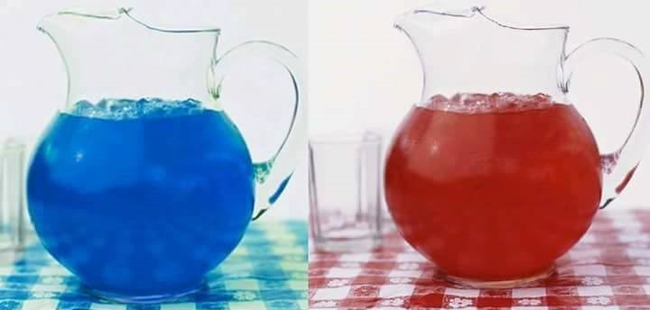 Red Kool Aid Blue Kool Aid