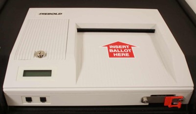 Accuvote OS ballot counter votng machine