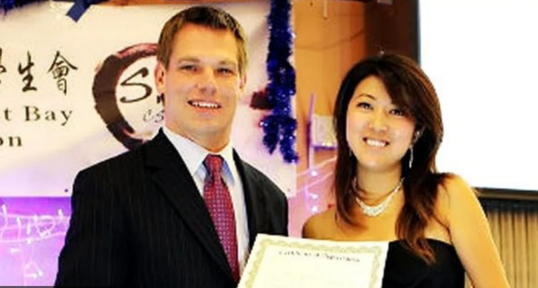 Eric Swalwell and Christine Fang