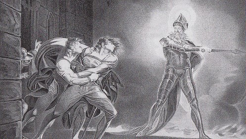 Hamlet Marcellus, Horation and the Kings Ghost v.2