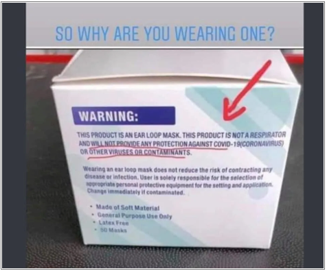 Masks dont stop virus