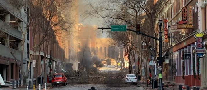 Nashville Explosion Christmas Morning