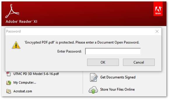 Password PDF file