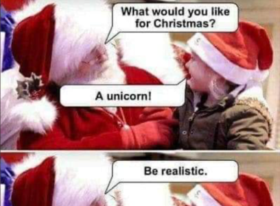 Realistic Santa expectations requests FI