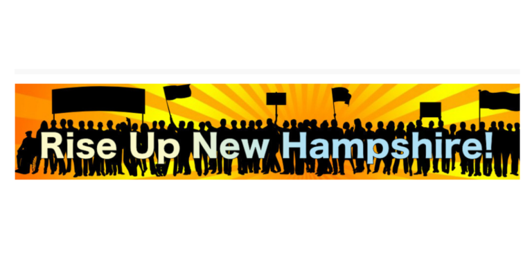 Rise Up New Hampshire cropped and framed