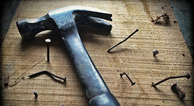 hammer and nails