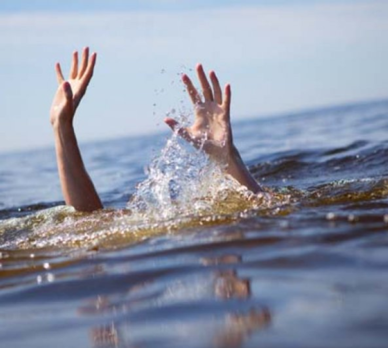 Underwater, arms, waterline