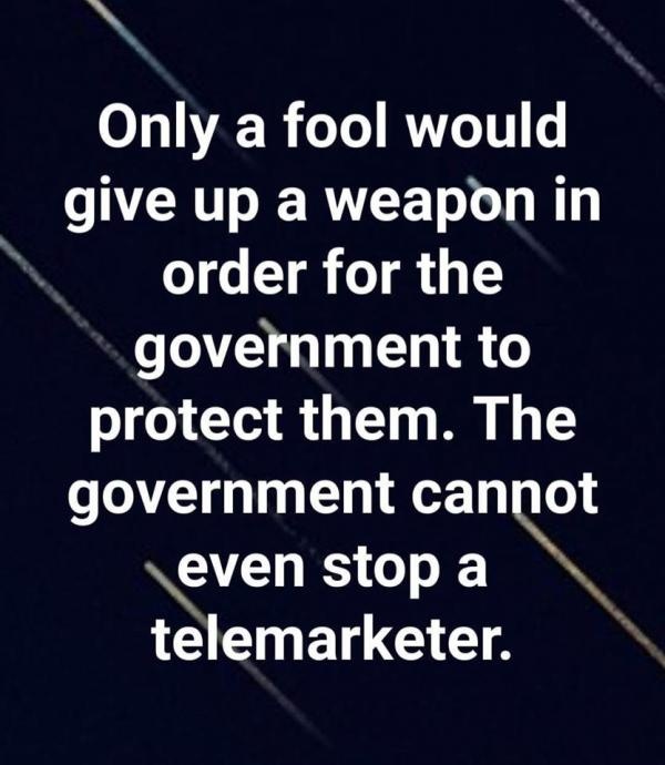 Govt can't even stop a telemarketer
