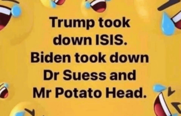 ISIS vs Suess and Potato Head
