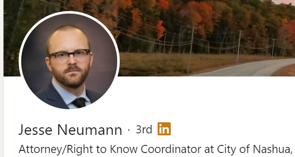 Jesse Neuman Nashua RTK coordinator