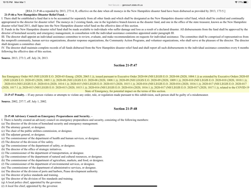 RSA 21-P47 Penalty(Highlighted)