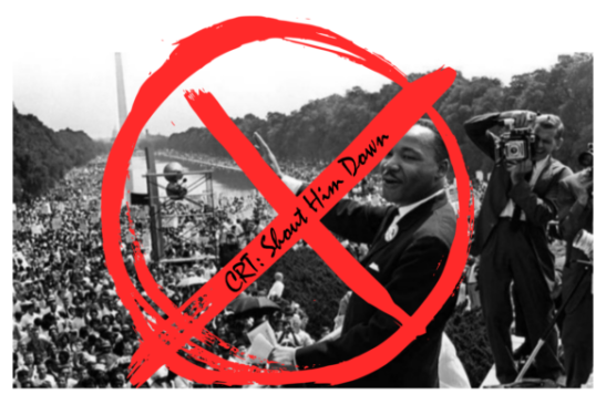 CRT MLK Shout Him Down 2