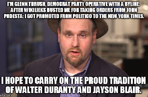 Glenn Thrush - Democrat with a byline