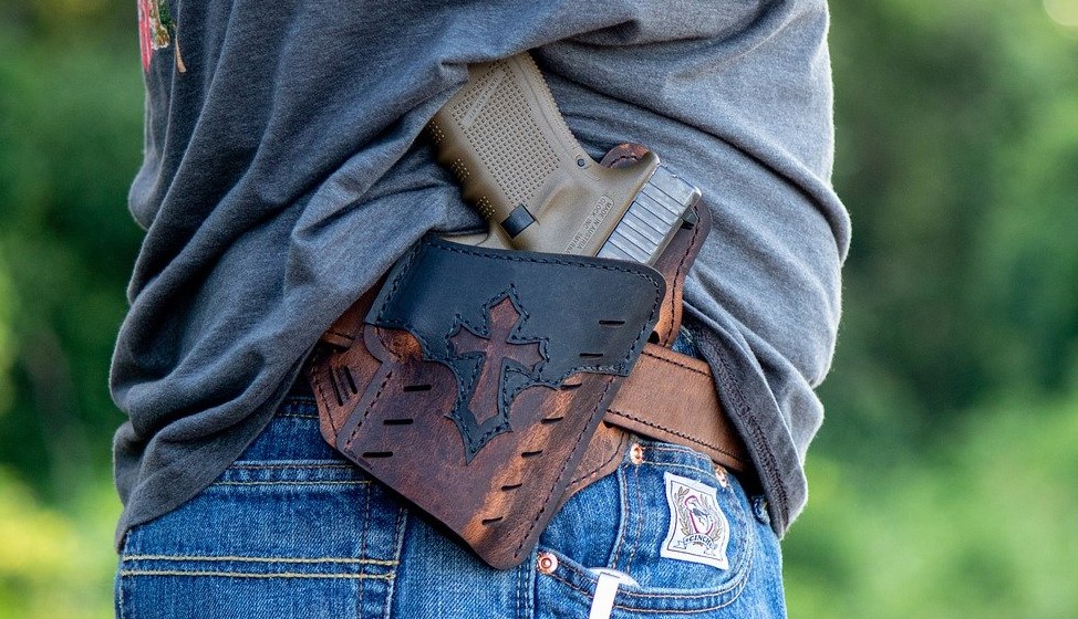 Side arm pistol handgun holster