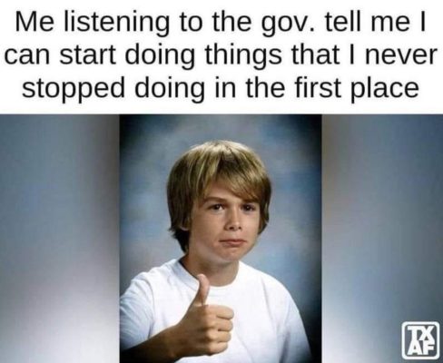 doing things I never stopped doing