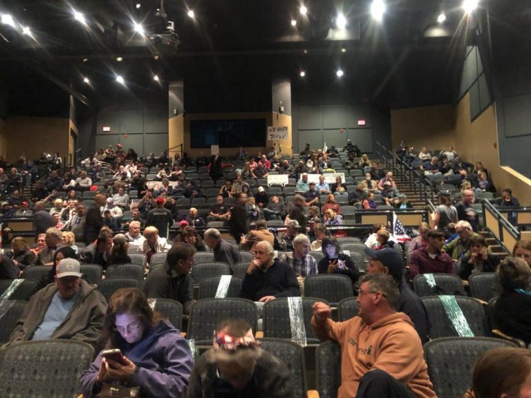 Windham Meeting High School Big crowd