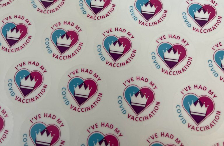 Got vaccinated sticker