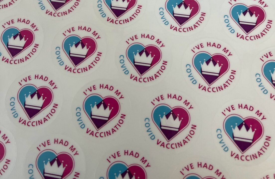 Got vaccinated sticker