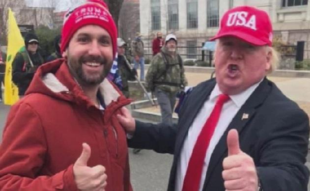 Jason Riddle with President Trump