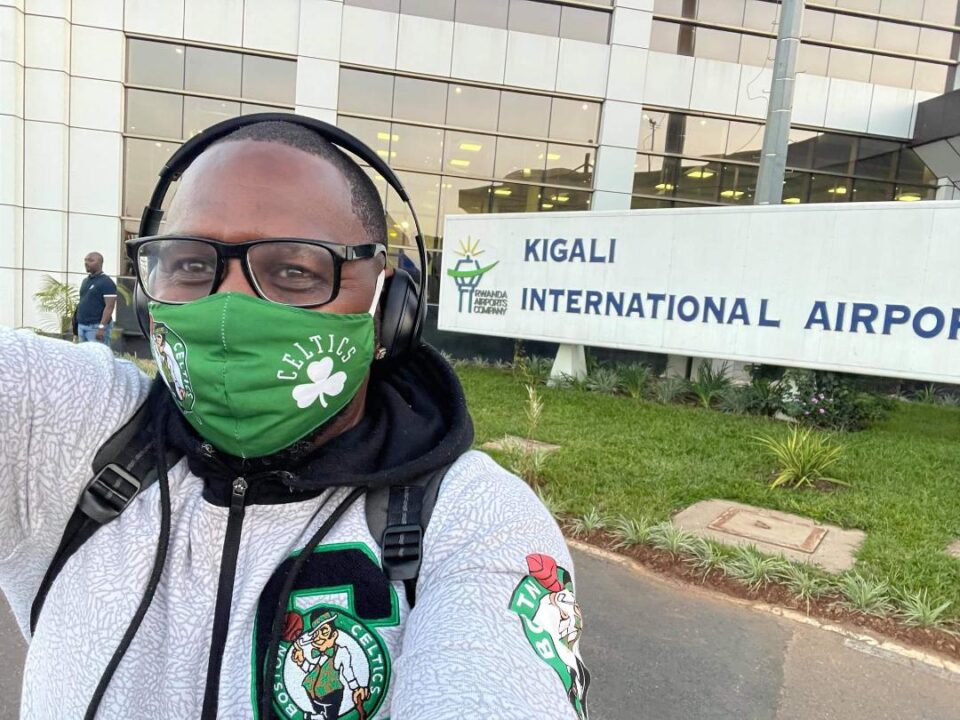 "Moses Jean-Pierre in Kigali, Rwanda."