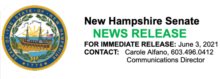 NH Senate Press Release
