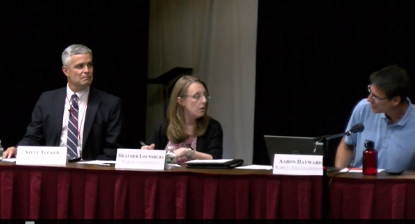 Laconia School Board motioning to go into non-meeting