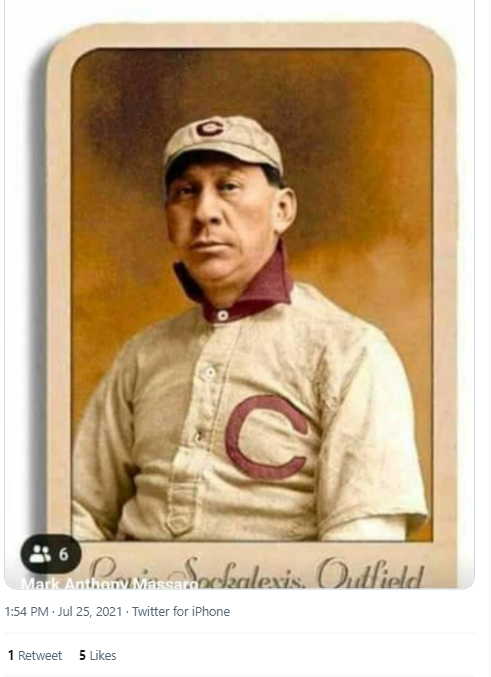 Louis Sockalexis - First American Indian in Major Leauge Baseball