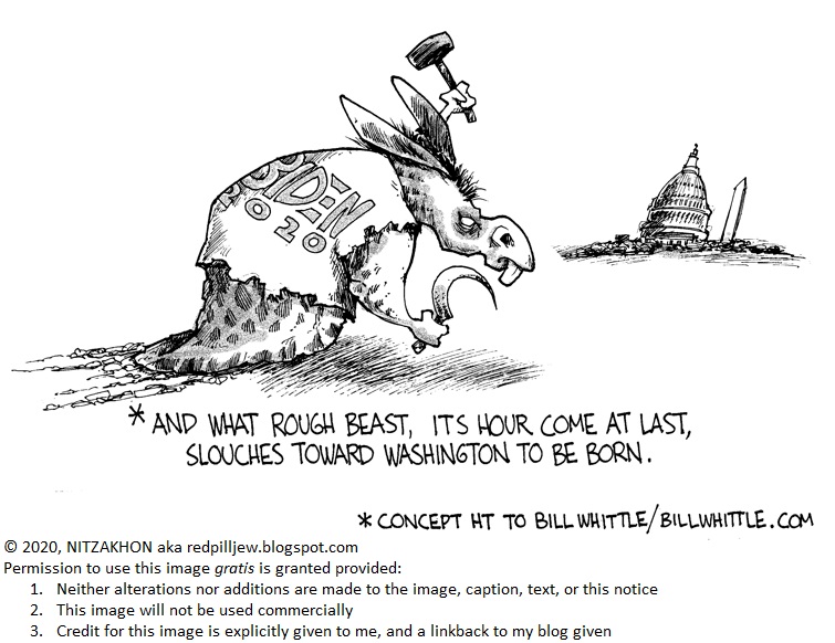 Foul beast slouching towards washington