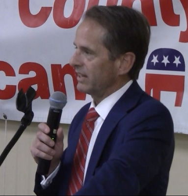 Frank Edelblut at the Belknap County Republicans