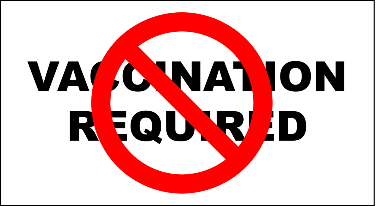 No Vaccination Required